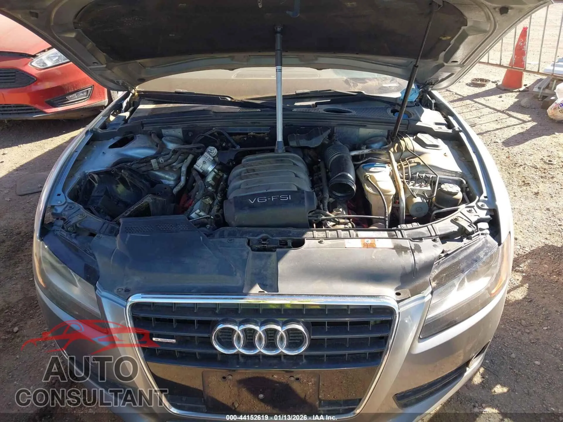 2009 AUDI A5 Damaged VIN WAUDK78T59A032336 – odometer reading