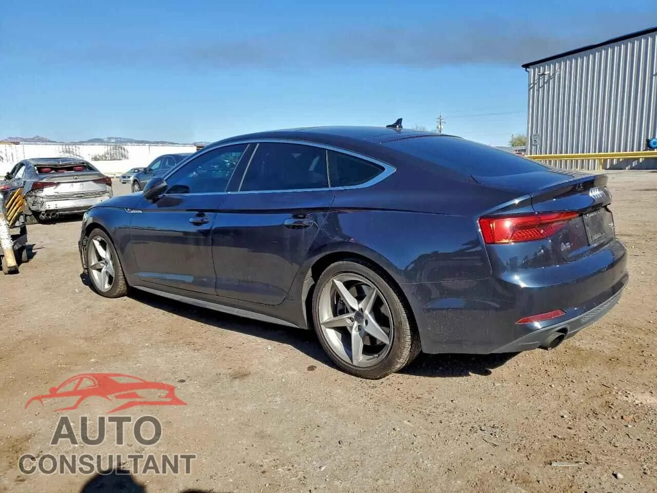 2018 AUDI A5 Damaged VIN WAUDNCF58JA006936 – rear exterior