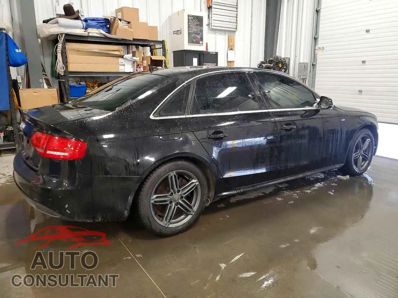 2011 AUDI A4 Damaged VIN WAUFFCFL7BN003394 – side profile