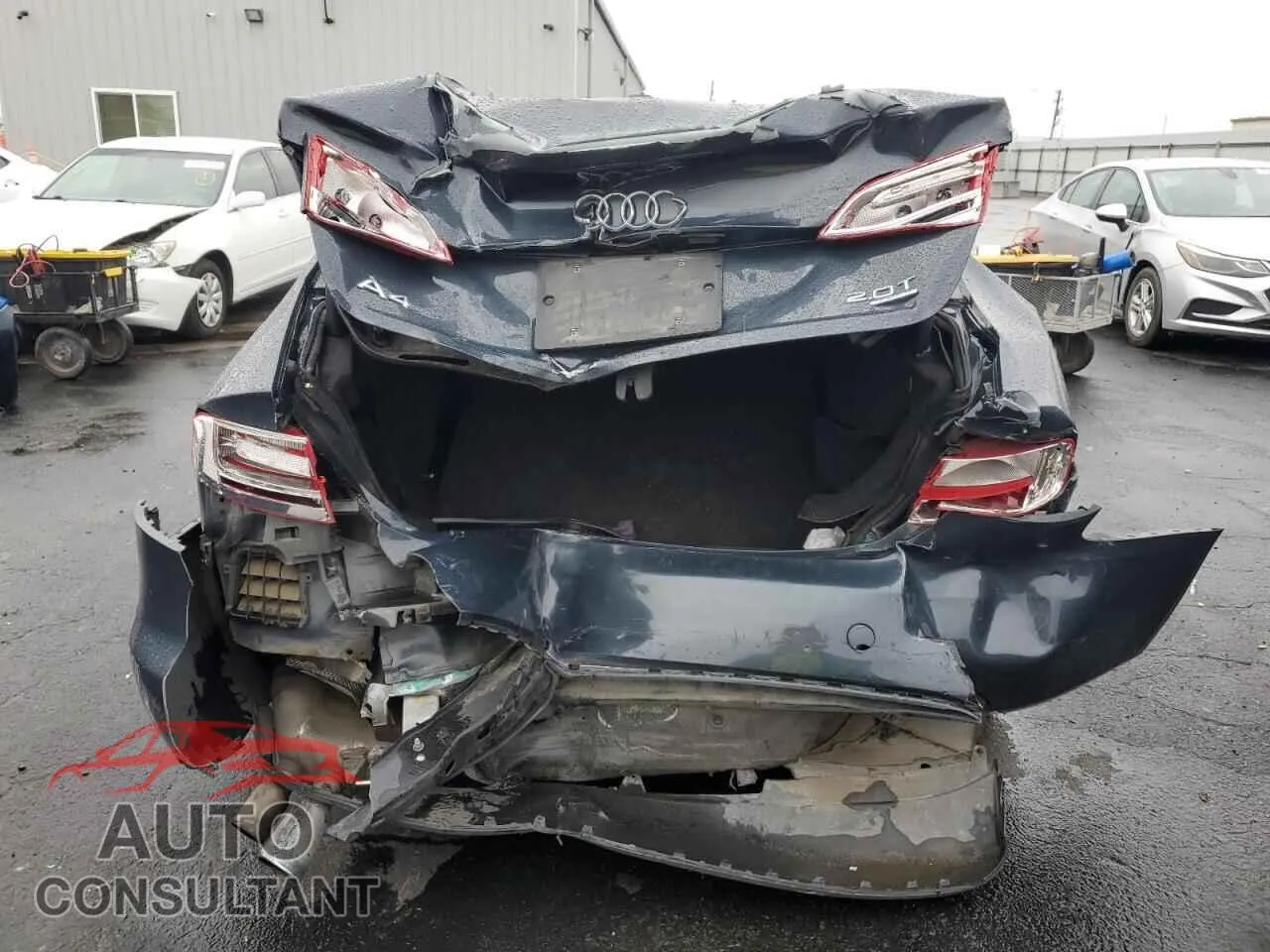 2009 AUDI A4 Damaged VIN WAULF78K19A084621 – engine bay