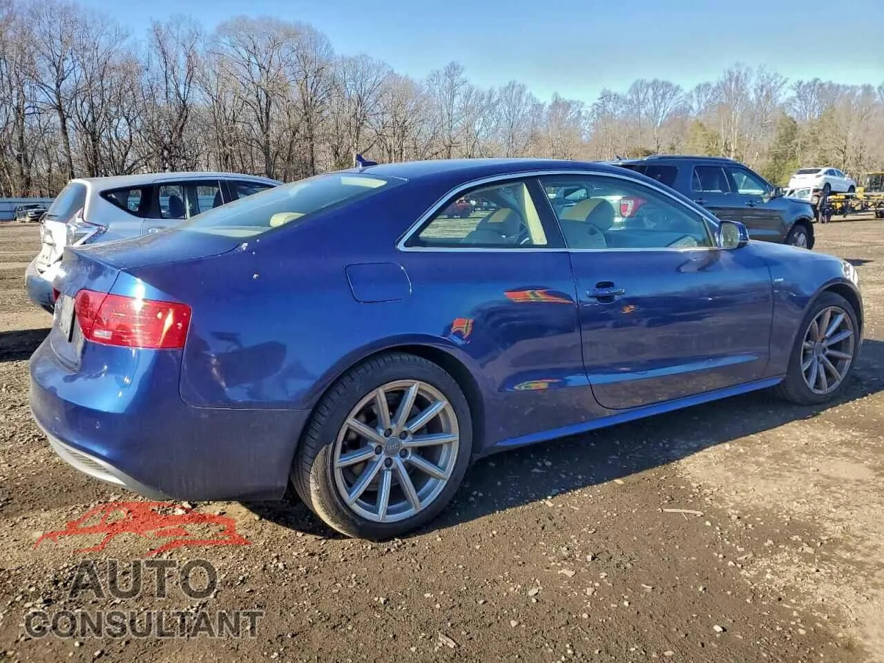 2016 AUDI A5 Damaged VIN WAUM2AFR9GA011832 – side profile