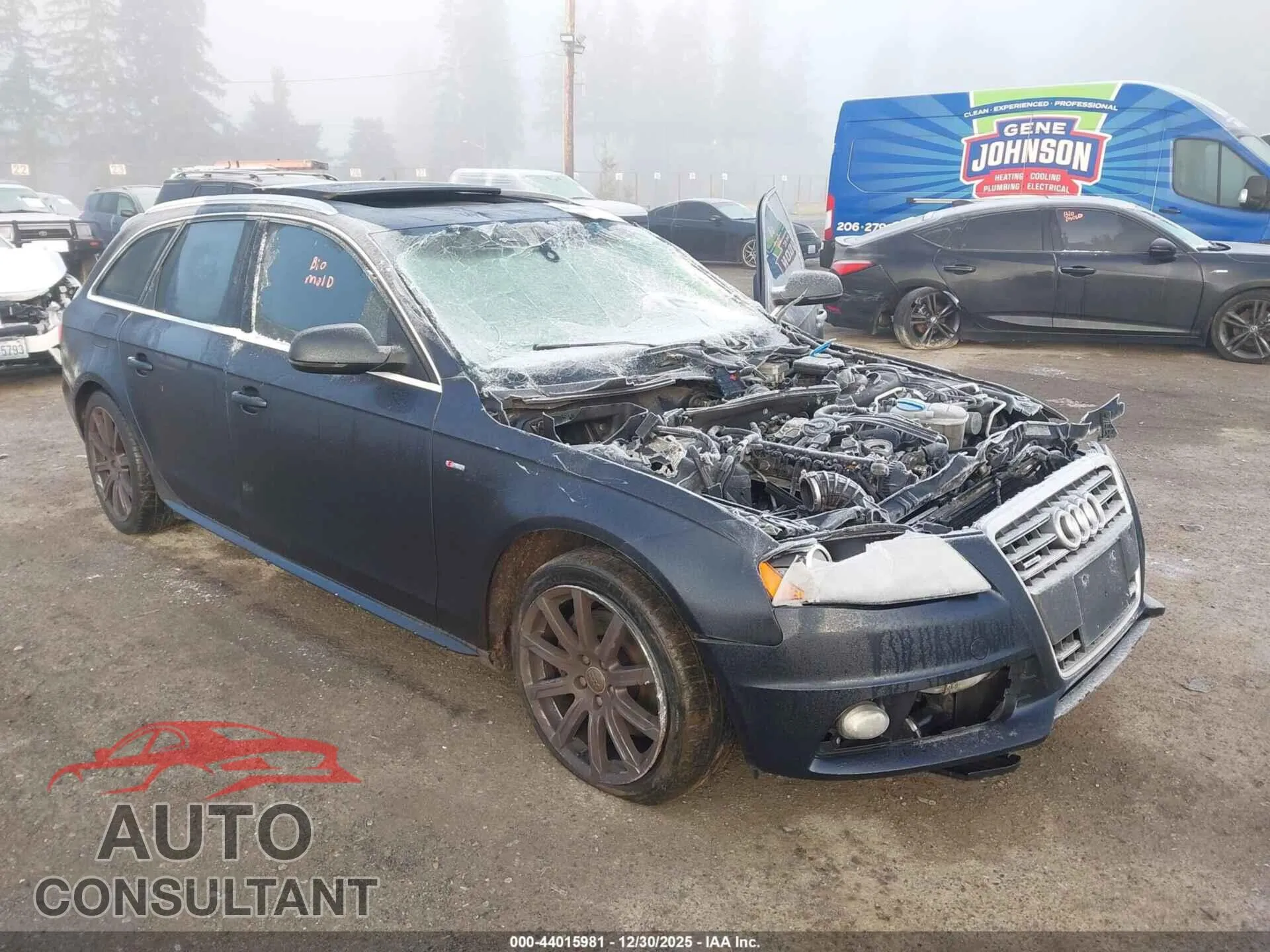 2012 AUDI A4 VIN WAUWFAFLXCA112896