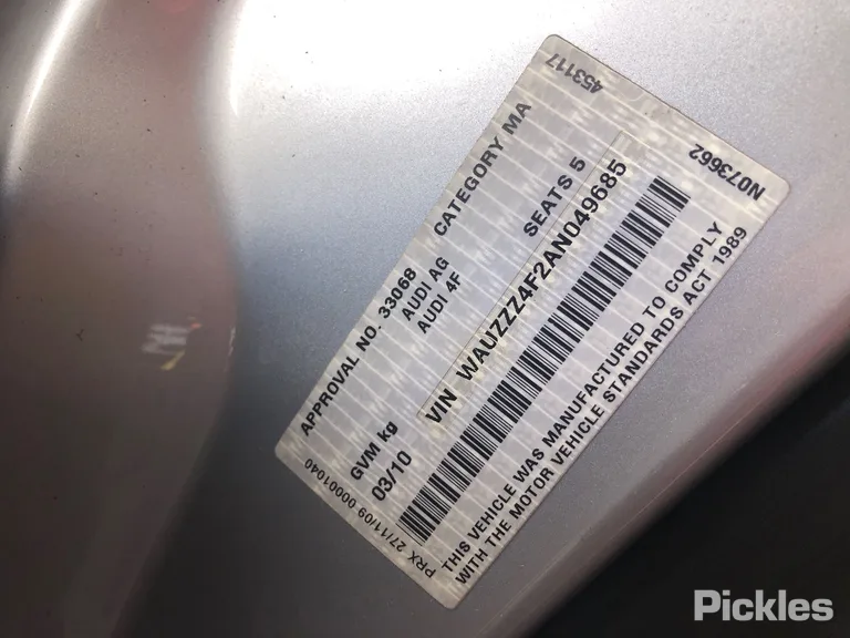 2010 Audi A6 Used VIN WAUZZZ4F2AN049685 – dashboard