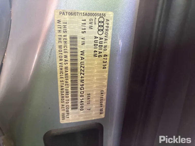 2015 Audi Q7 Damaged VIN WAUZZZ4M9GD014980 – photo 12