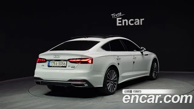 2022 Audi A5 (F5) 40 TFSI Quattro Sportback Sold VIN WAUZZZF55NA027519 – trunk area