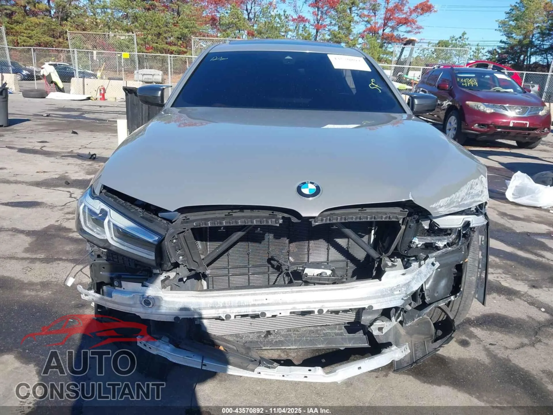 2021 BMW 530I Damaged VIN WBA13BJ00MWX15818 – photo 12