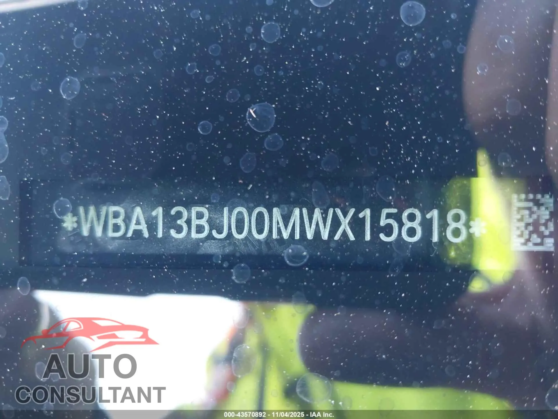 2021 BMW 530I Damaged VIN WBA13BJ00MWX15818 – photo 17