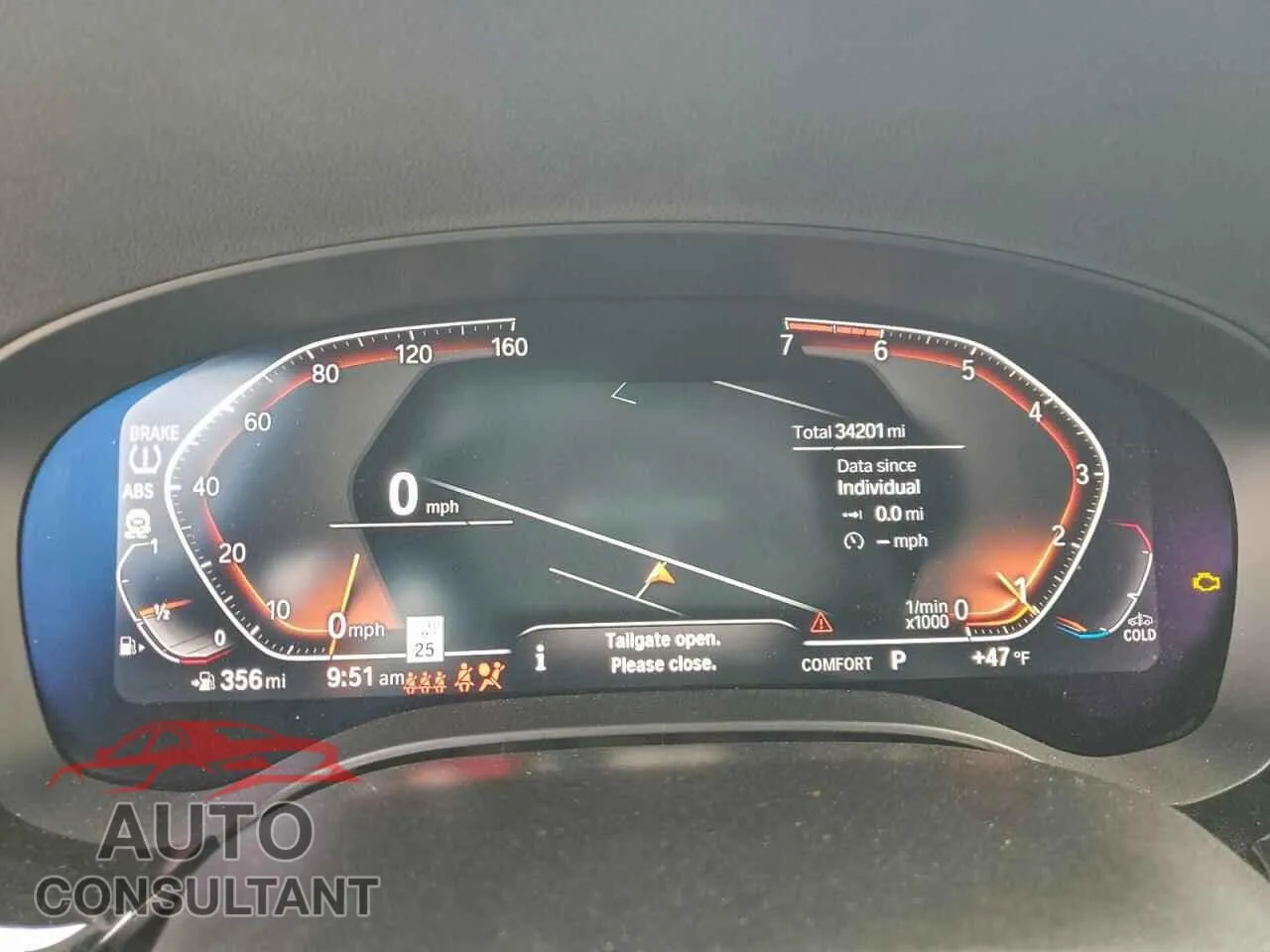 2023 BMW 5 SERIES Damaged VIN WBA13BJ08PCL27399 – trunk area