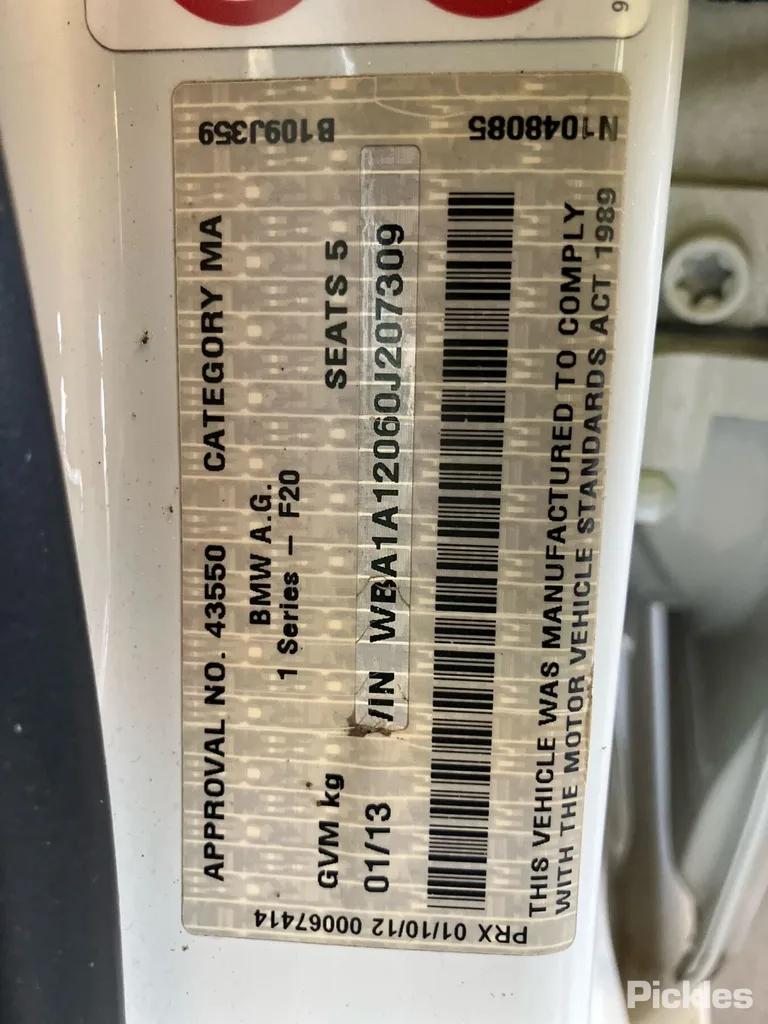 2013 BMW 1 Series Used VIN WBA1A12060J207309 – photo 17