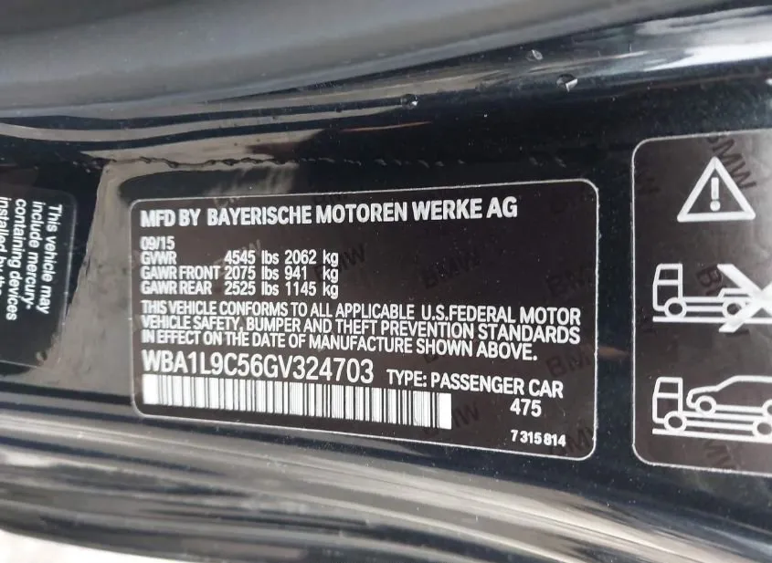 2016 BMW 228I Used VIN WBA1L9C56GV324703 – photo 20 2016 BMW 228I Used VIN WBA1L9C56GV324703 – photo 20