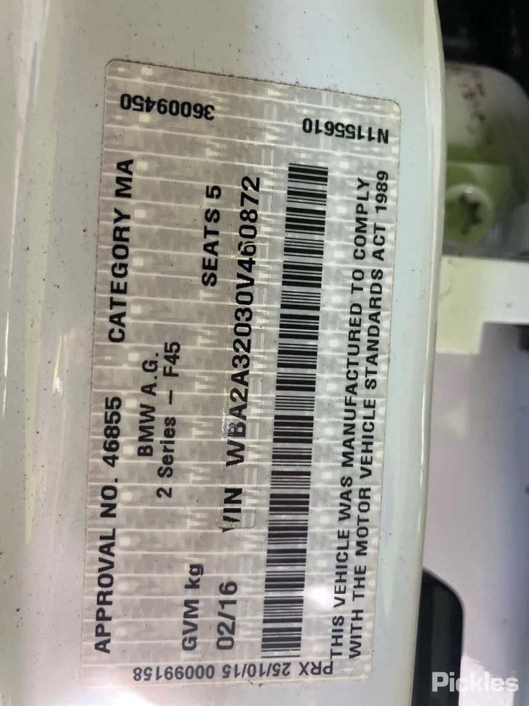 2016 BMW 218i Damaged VIN WBA2A32030V460872 – photo 18
