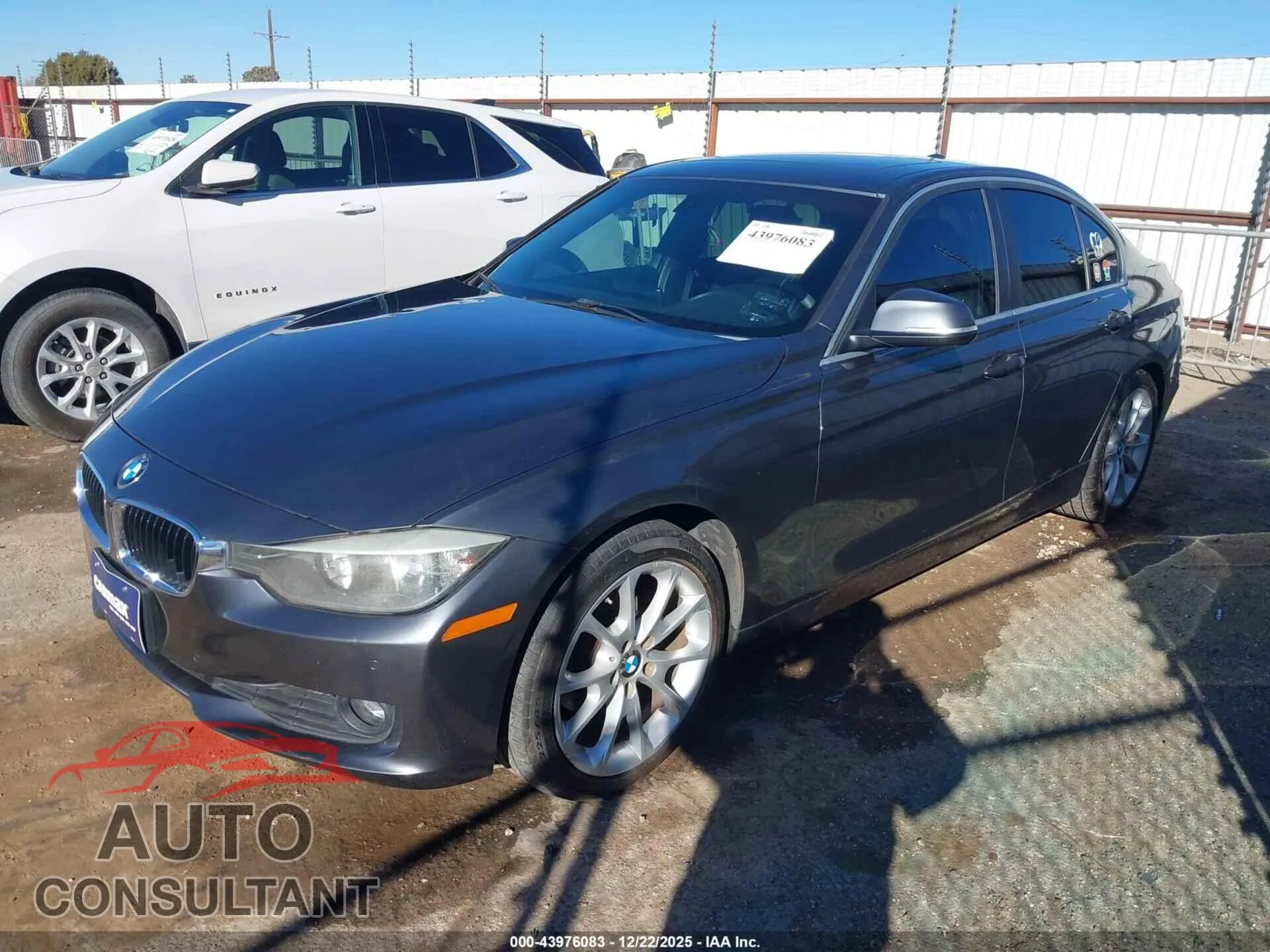 2015 BMW 320I Damaged VIN WBA3B1G53FNN91366 – rear exterior