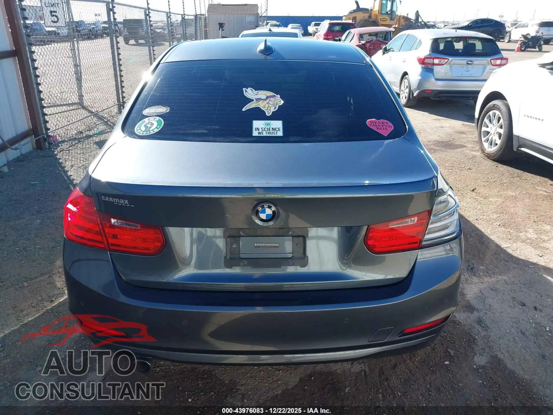 2015 BMW 320I Damaged VIN WBA3B1G53FNN91366 – photo 16