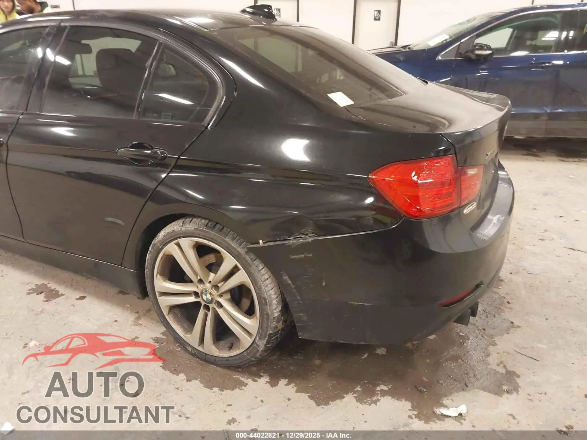 2014 BMW 328I Damaged VIN WBA3B3G57ENR83115 – engine bay