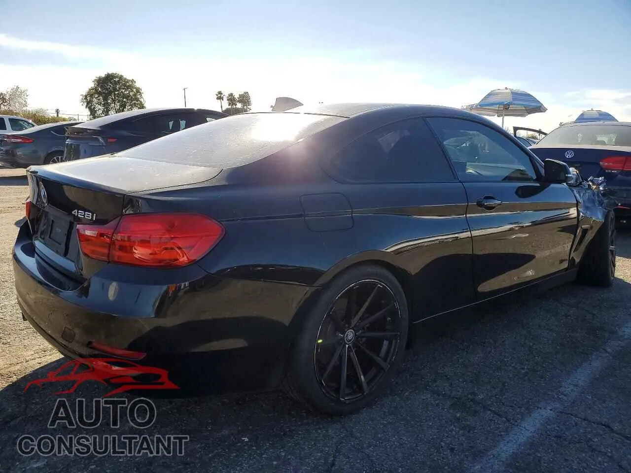 2014 BMW 4 SERIES Damaged VIN WBA3N7C52EF718990 – side profile