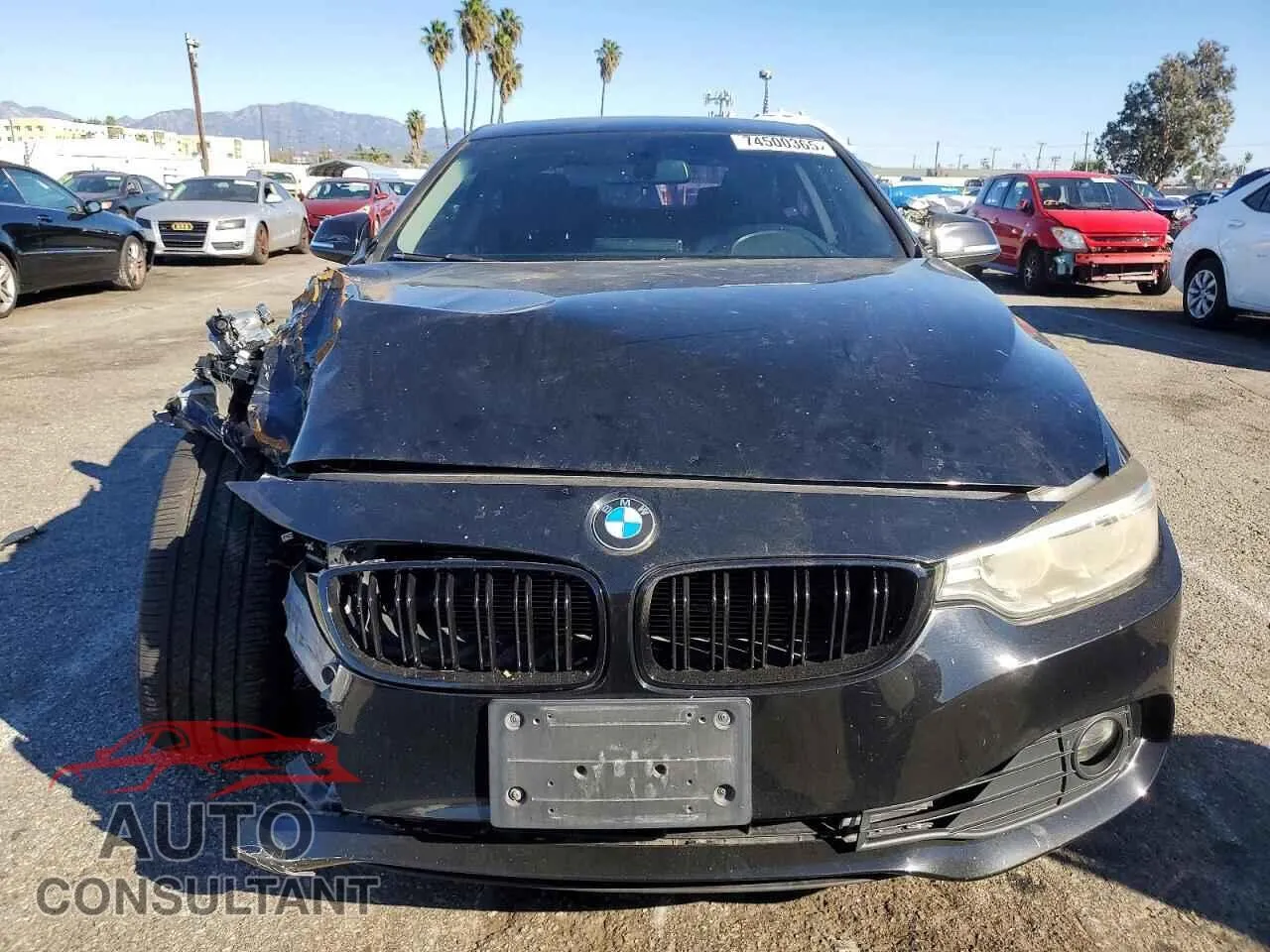 2014 BMW 4 SERIES Damaged VIN WBA3N7C52EF718990 – interior seats
