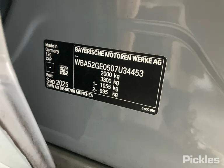 2025 BMW 1 Series Used VIN WBA52GE0507U34453 – rear exterior
