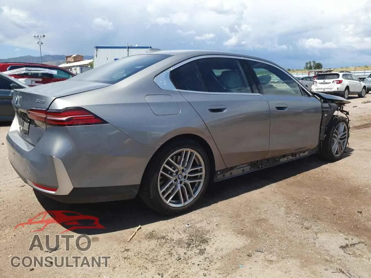2024 BMW 5 SERIES Damaged VIN WBA63FJ06RCR12546 – side profile