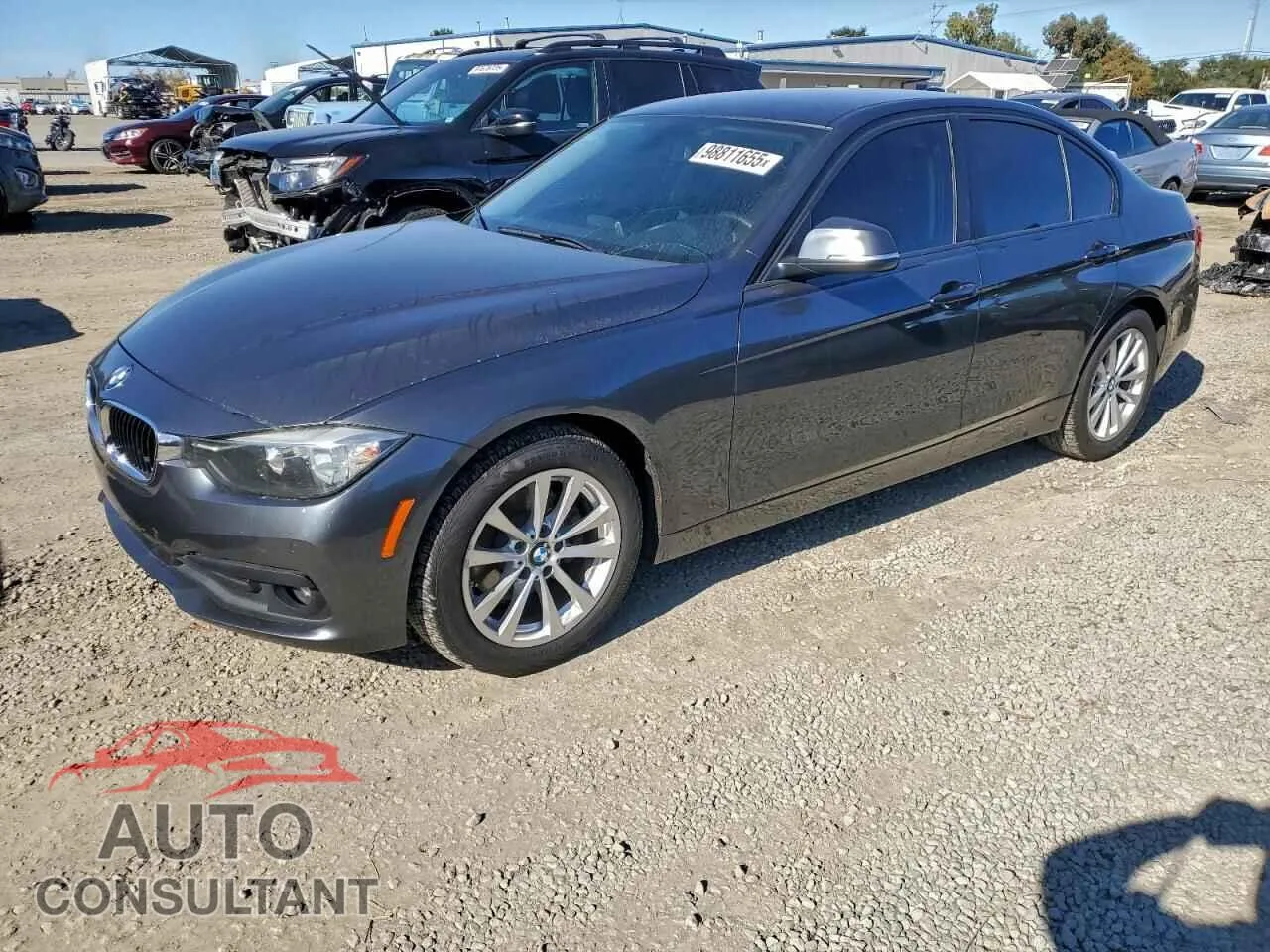 2017 BMW 3 SERIES VIN WBA8E1G52HNU13657