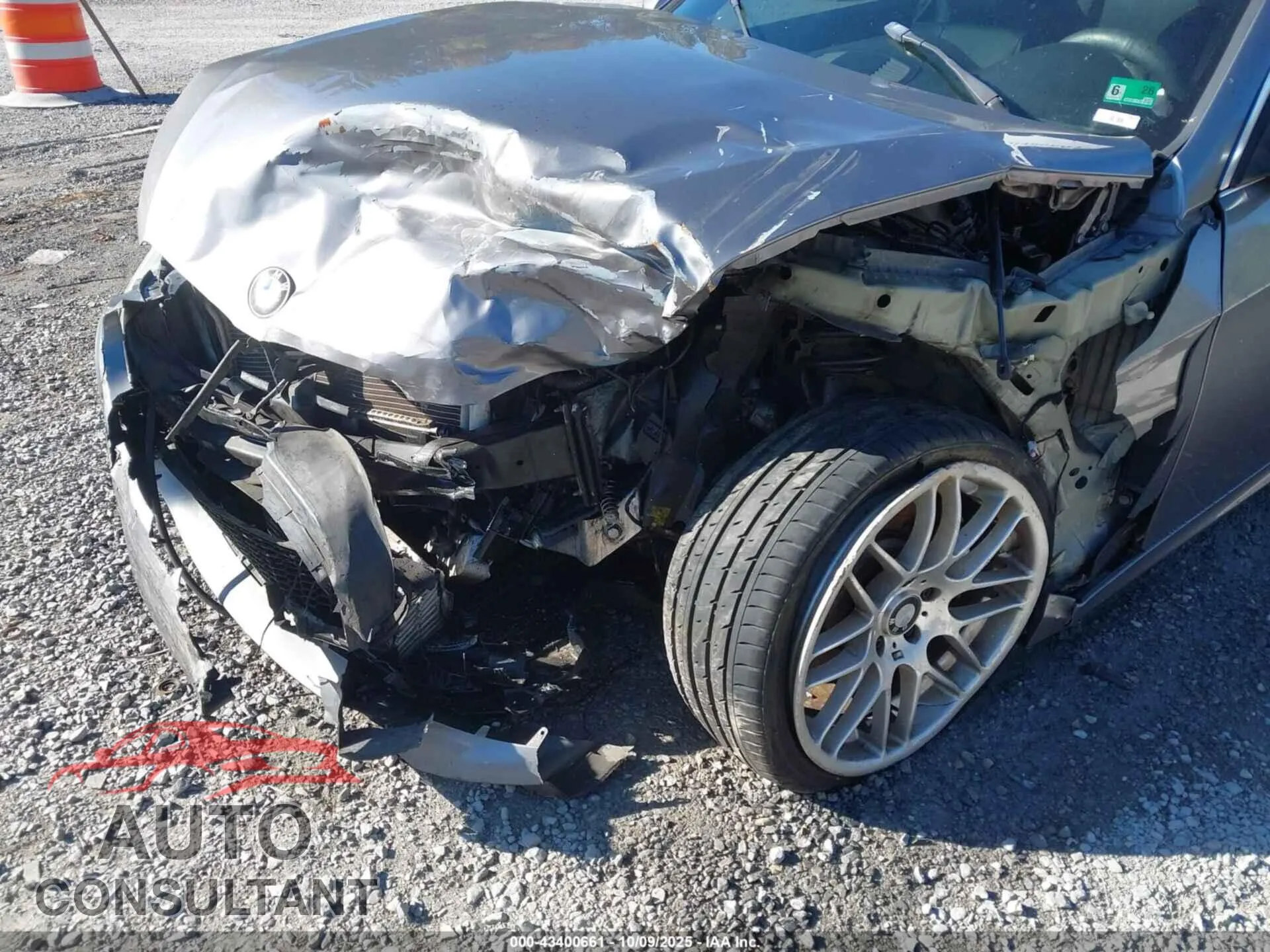 2011 BMW 335I Damaged VIN WBADX7C58BE578959 – engine bay