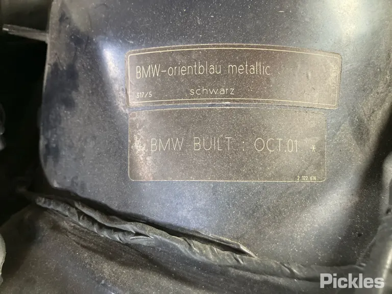2002 BMW 3 Series Damaged VIN WBAET16010NG38254 – engine bay