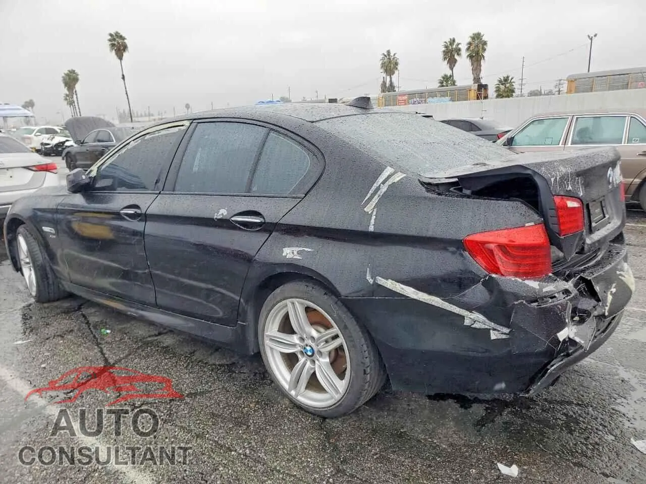 2011 BMW 5 SERIES Damaged VIN WBAFU7C53BDU53892 – rear exterior