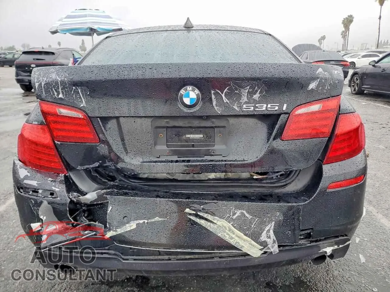 2011 BMW 5 SERIES Damaged VIN WBAFU7C53BDU53892 – engine bay
