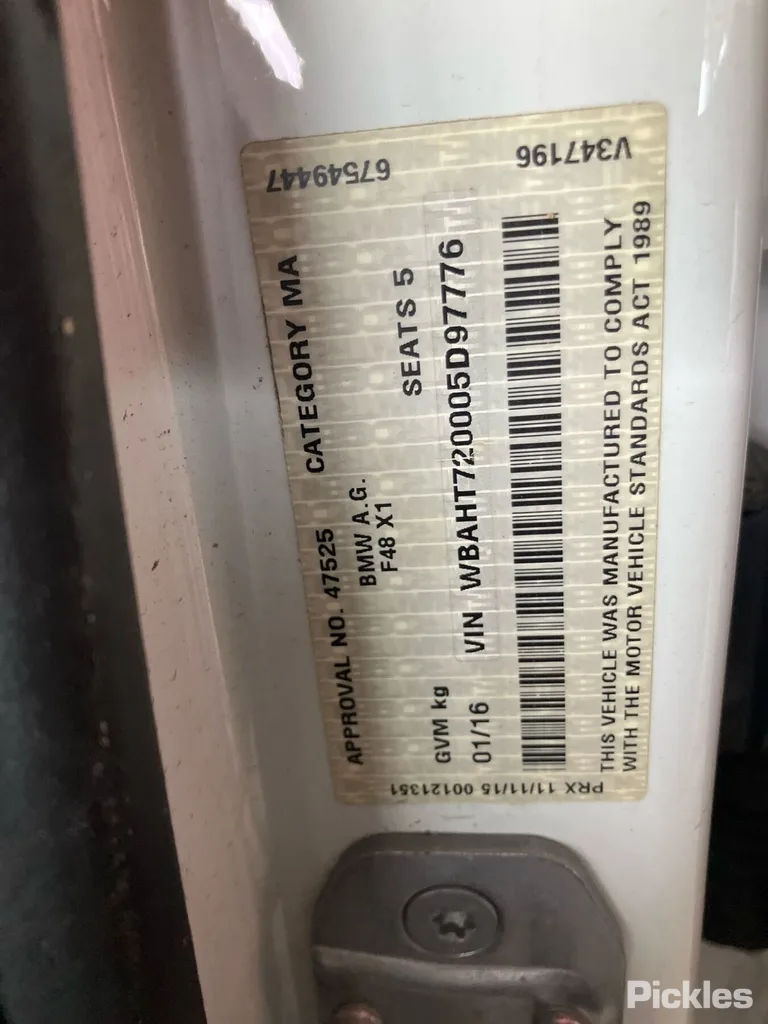 2016 BMW X1 Used VIN WBAHT720005D97776 – dashboard