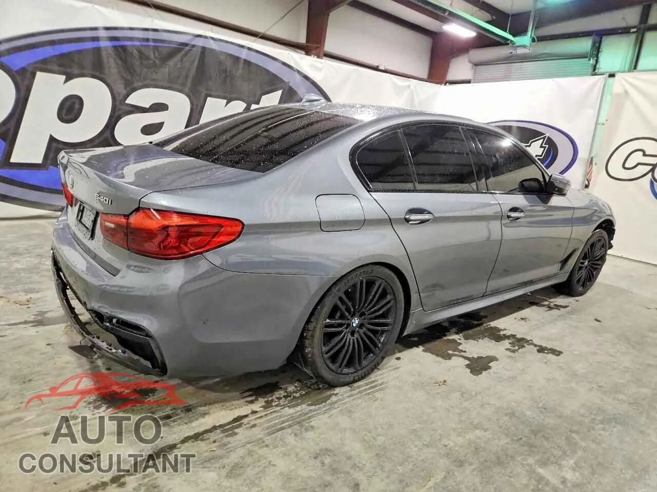 2017 BMW 5 SERIES Damaged VIN WBAJE7C3XHG890656 – side profile