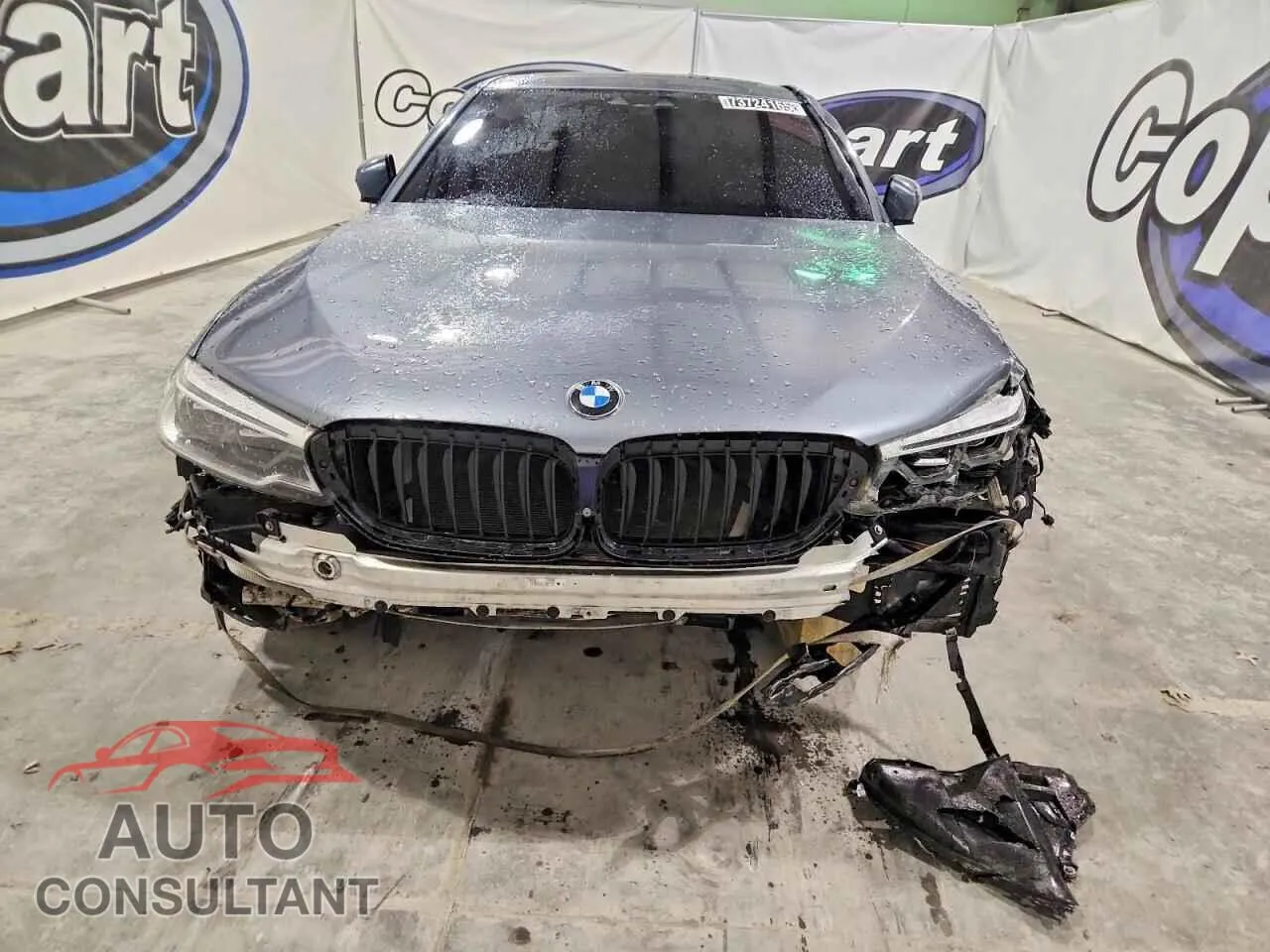 2017 BMW 5 SERIES Damaged VIN WBAJE7C3XHG890656 – interior seats