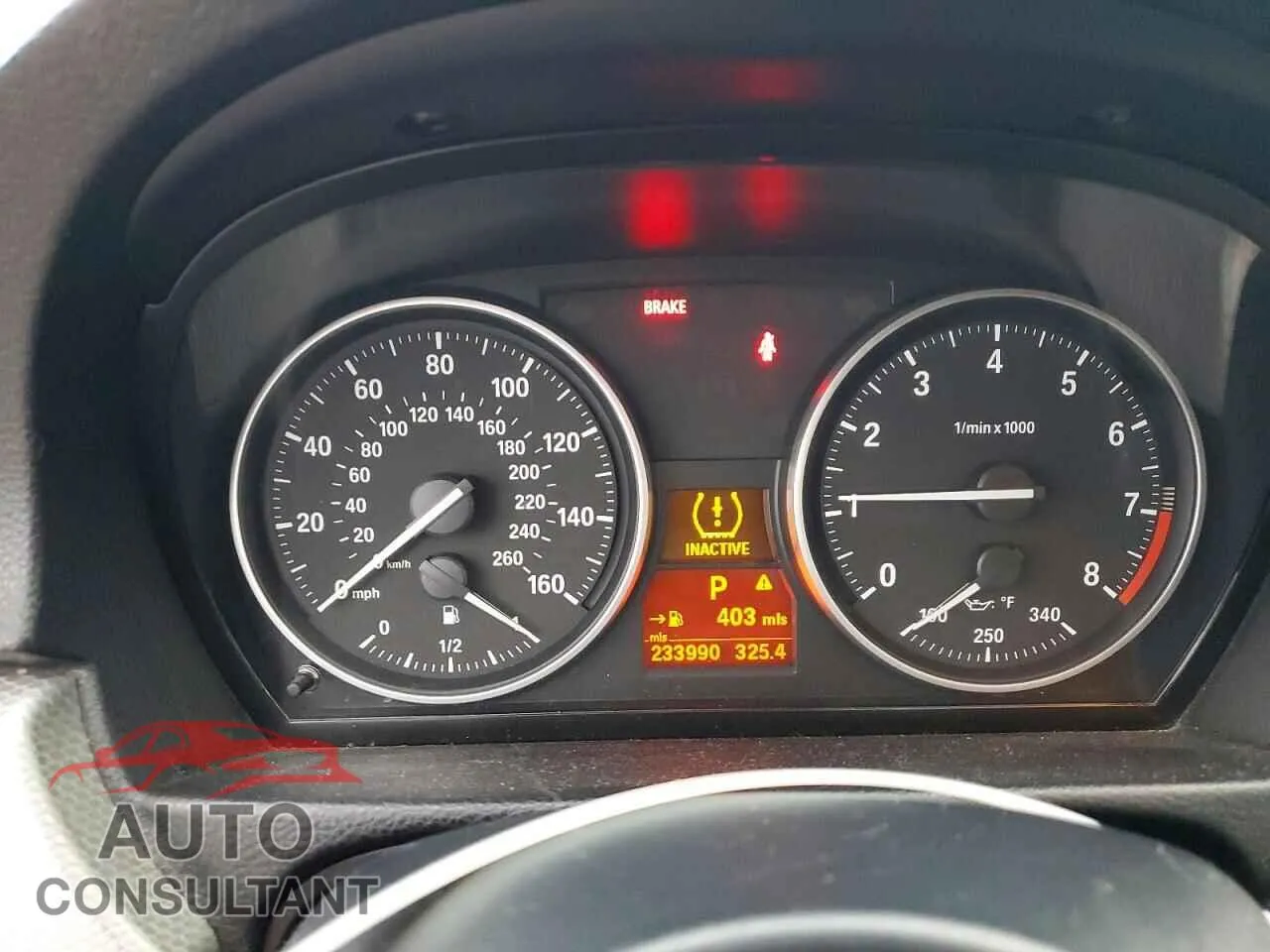 2011 BMW 3 SERIES Damaged VIN WBAKE5C57BE755342 – trunk area