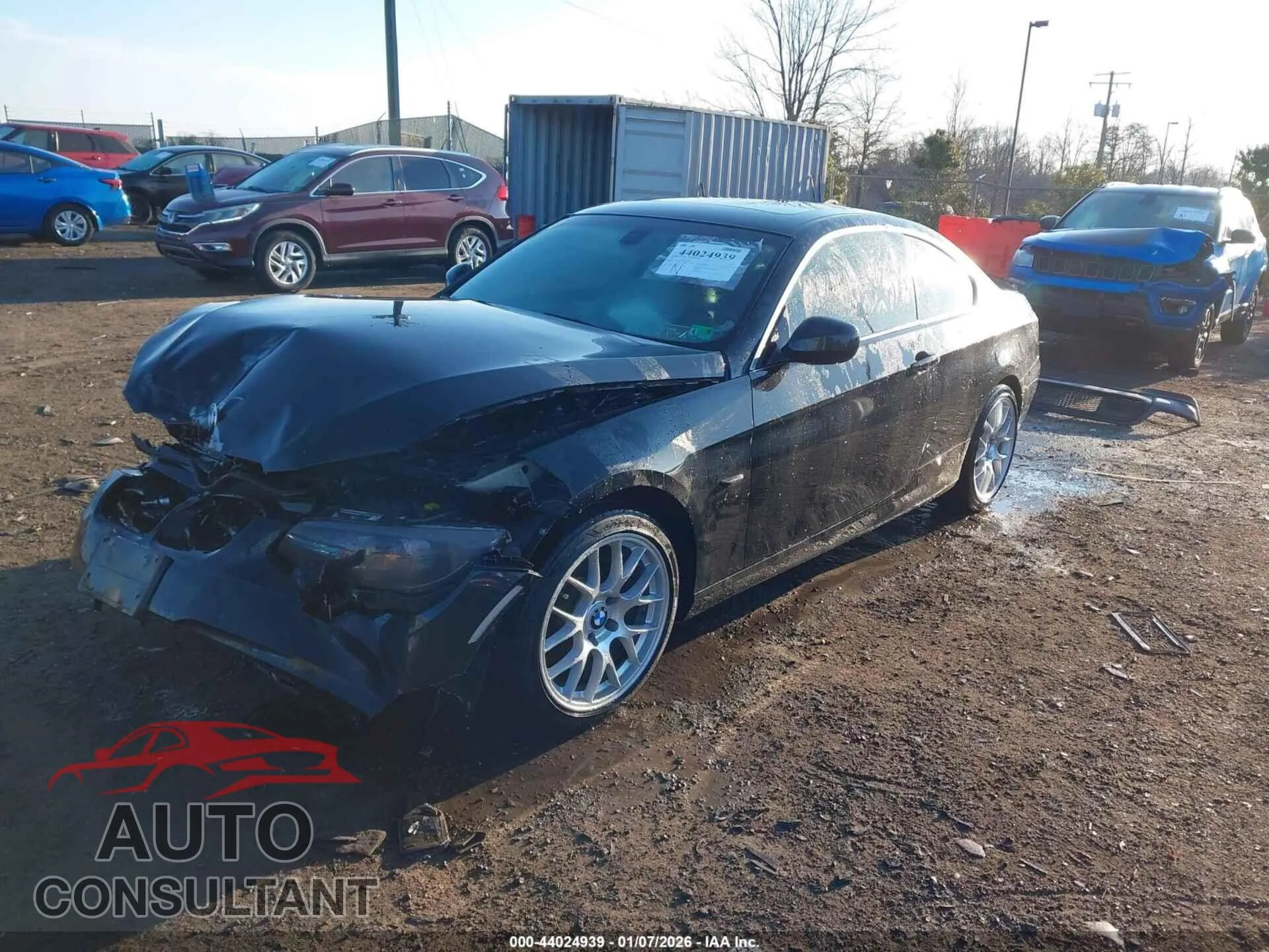 2011 BMW 328I Damaged VIN WBAKF3C50BE567649 – rear exterior