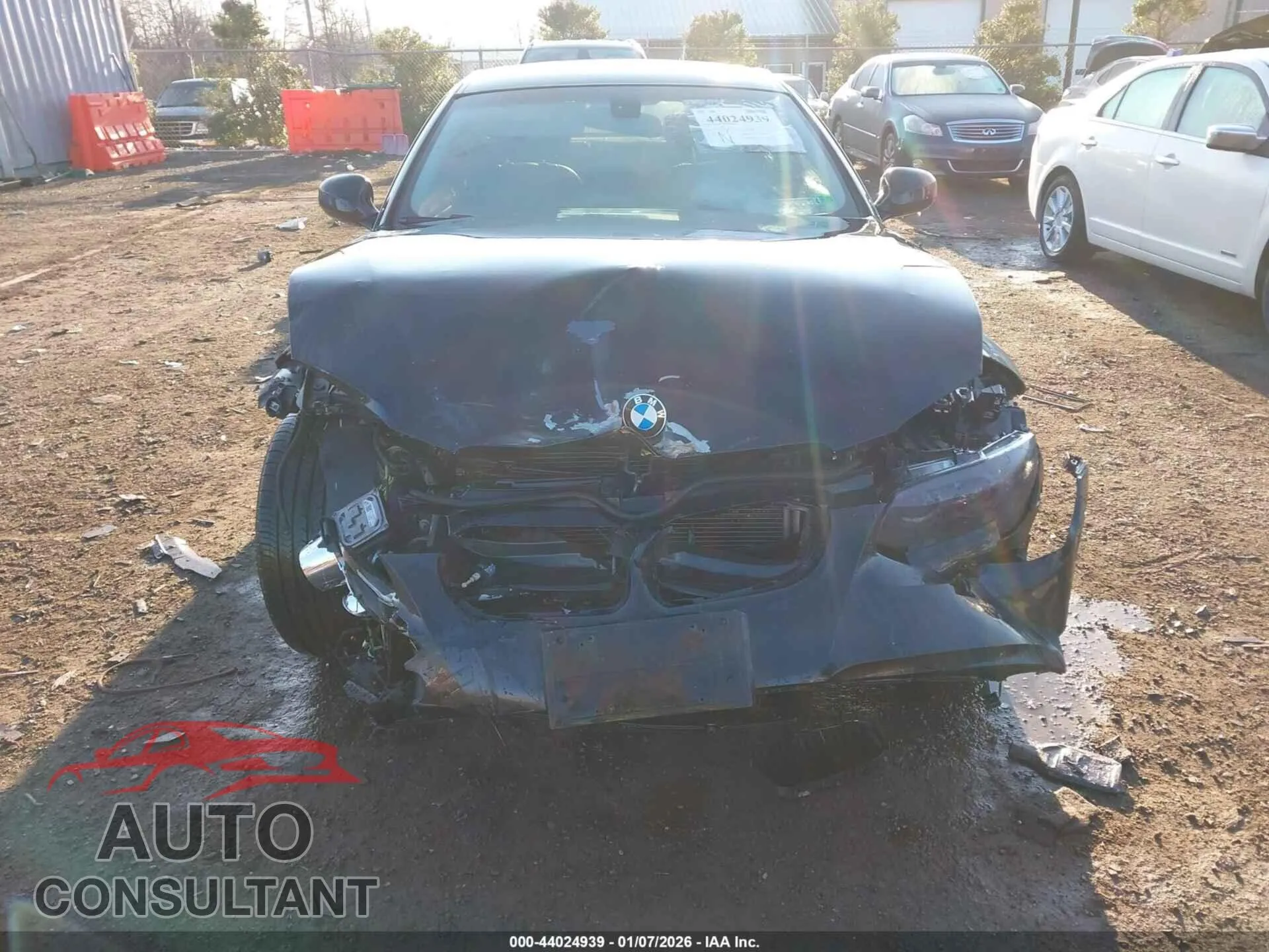2011 BMW 328I Damaged VIN WBAKF3C50BE567649 – engine bay