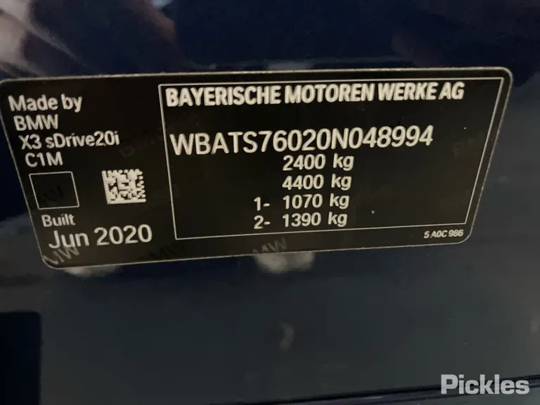 2020 BMW X3 Used VIN WBATS76020N048994 – photo 27