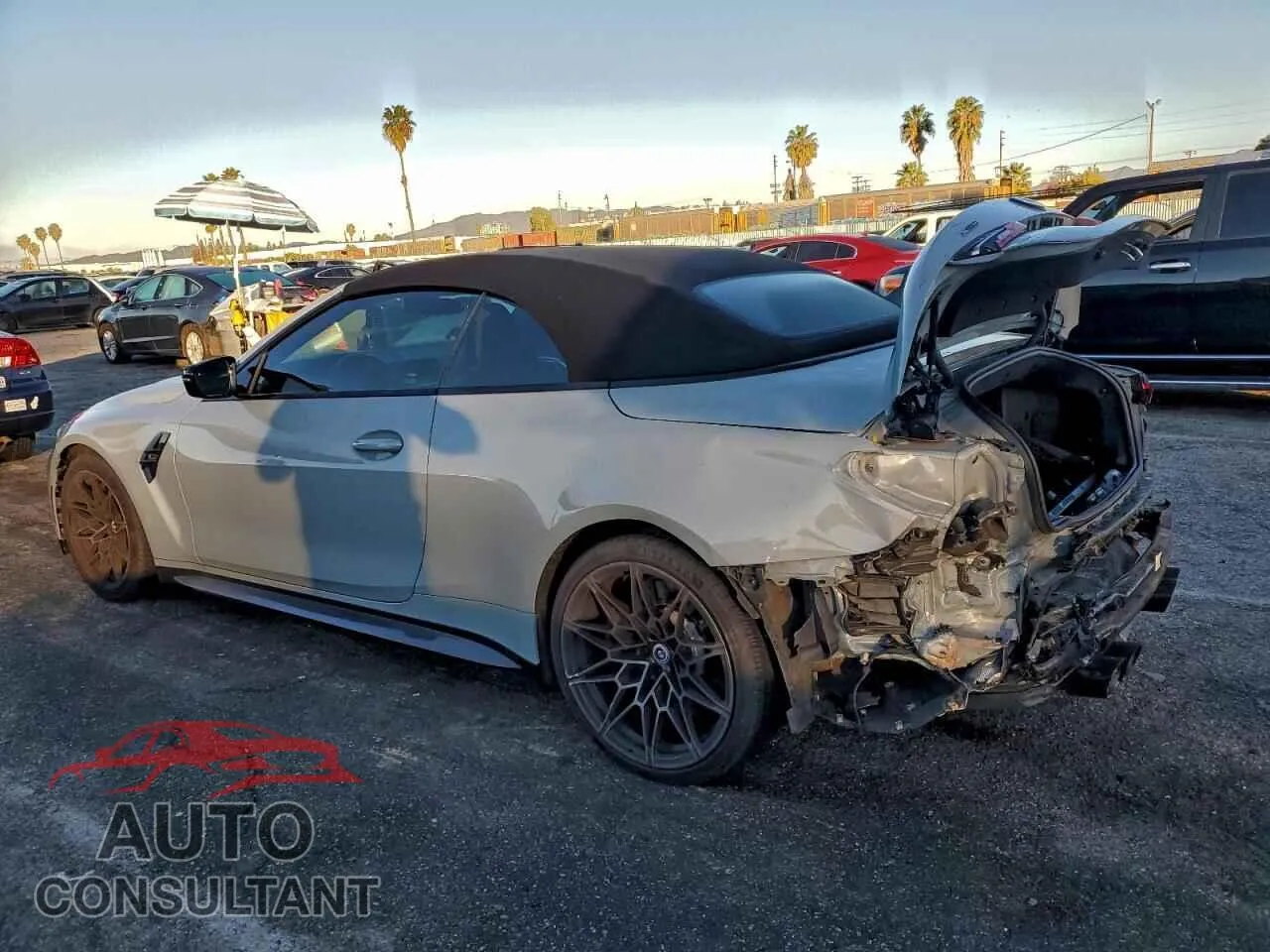 2023 BMW M4 Damaged VIN WBS33BA01PCL70972 – rear exterior