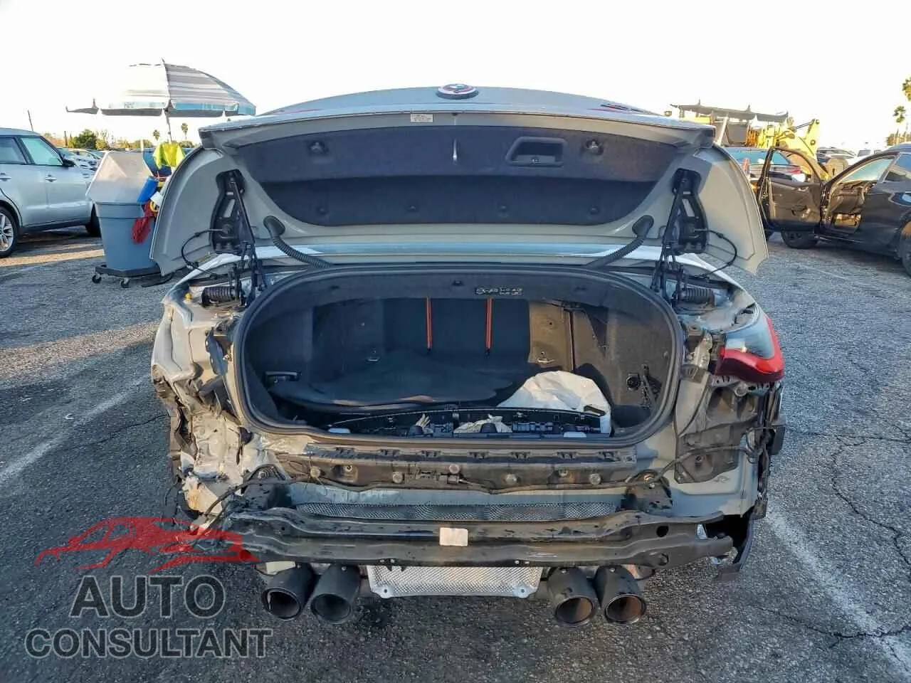 2023 BMW M4 Damaged VIN WBS33BA01PCL70972 – engine bay