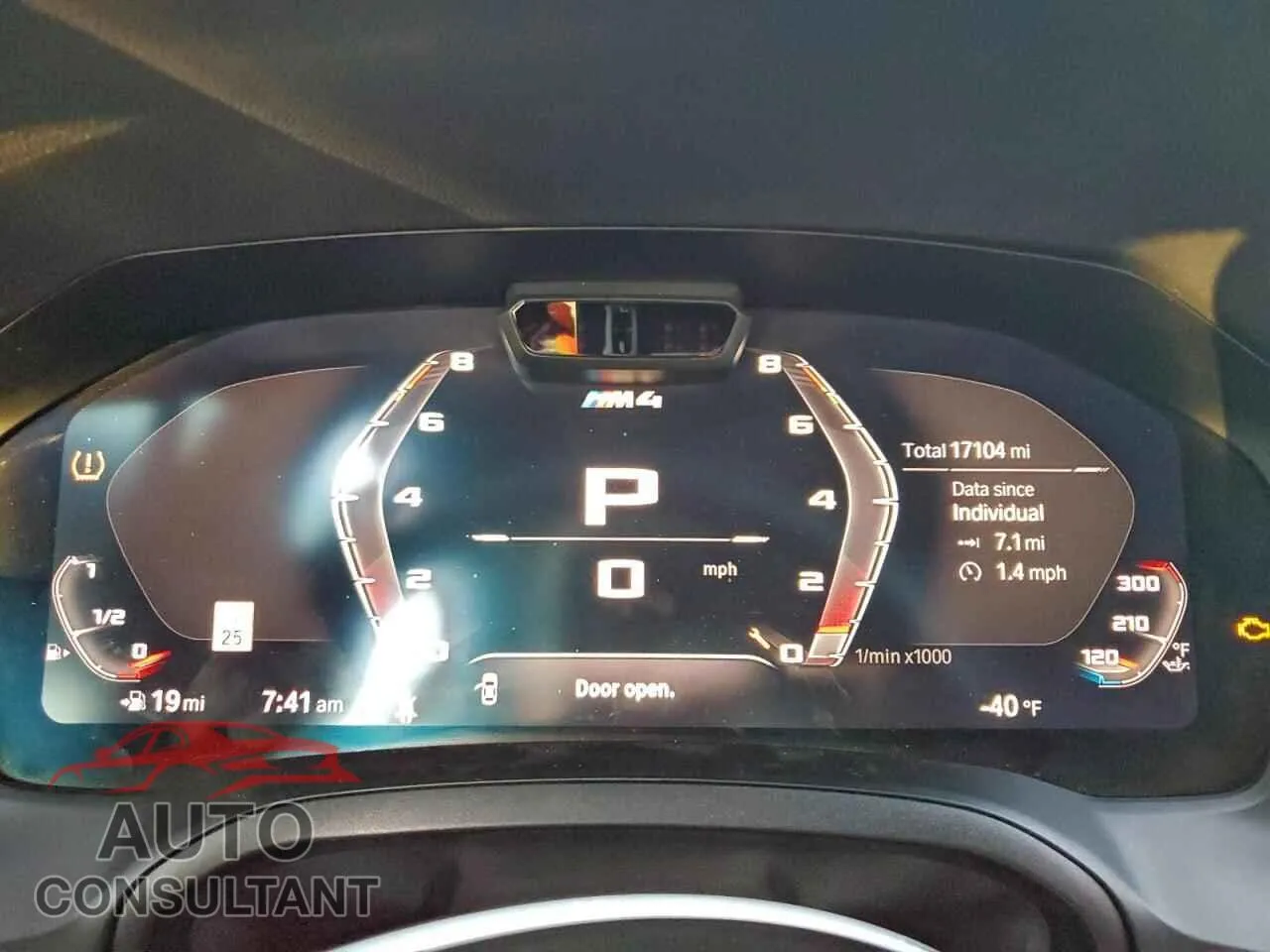 2023 BMW M4 Damaged VIN WBS33BA01PCL70972 – trunk area