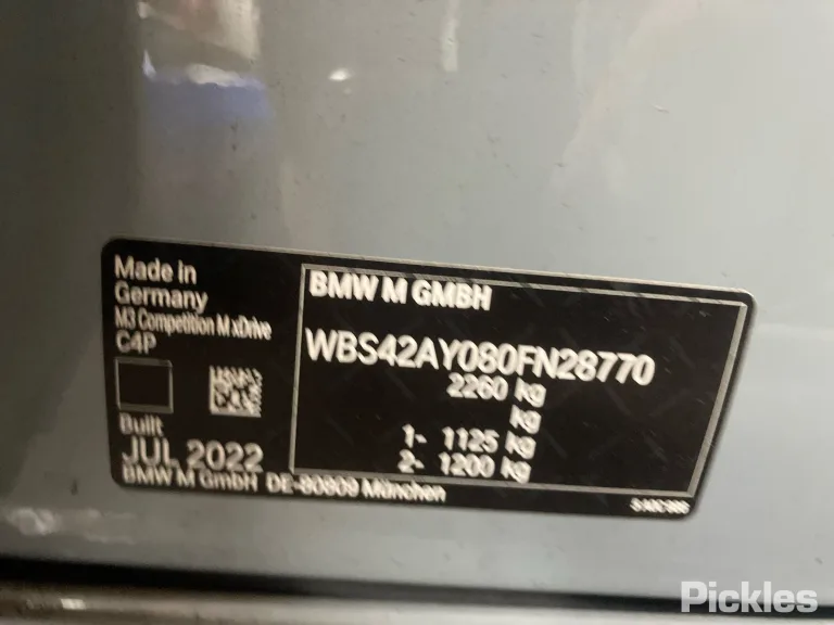 2022 BMW M3 Damaged VIN WBS42AY080FN28770 – photo 13 2022 BMW M3 Damaged VIN WBS42AY080FN28770 – photo 13