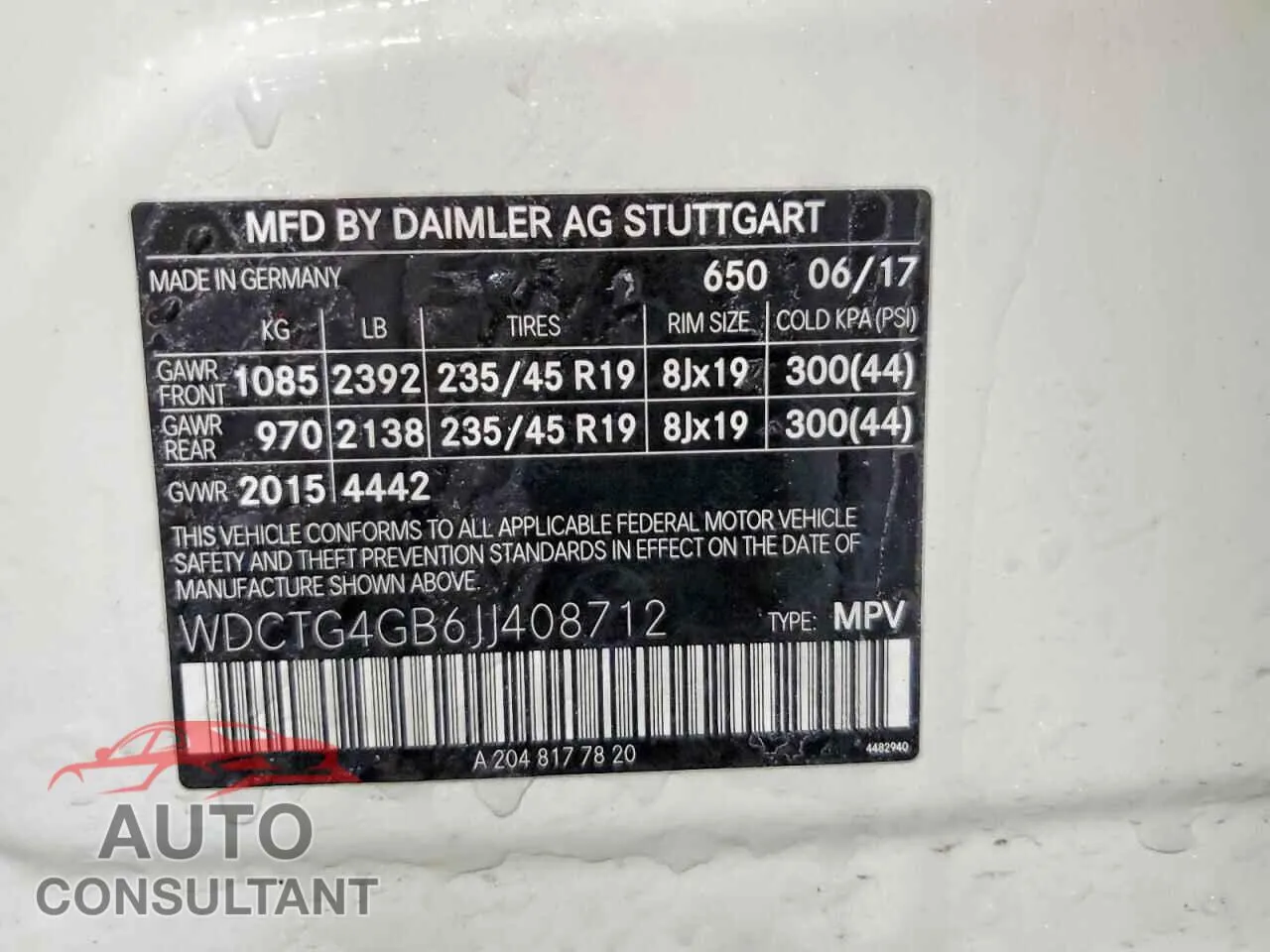 2018 MERCEDES-BENZ GLA-CLASS Damaged VIN WDCTG4GB6JJ408712 – photo 13