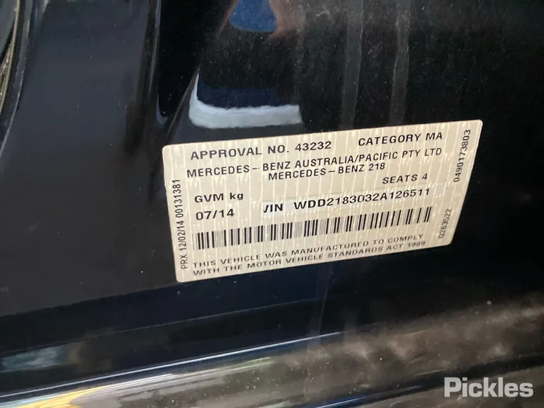 2014 Mercedes-Benz CLS250 CDI Used VIN WDD2183032A126511 – engine bay