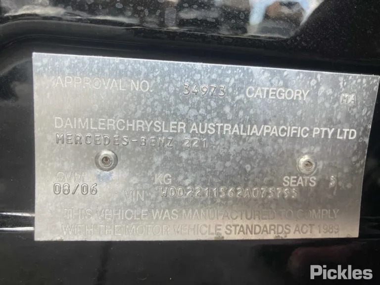 2006 Mercedes-Benz S350 Damaged VIN WDD2211562A075795 – photo 19