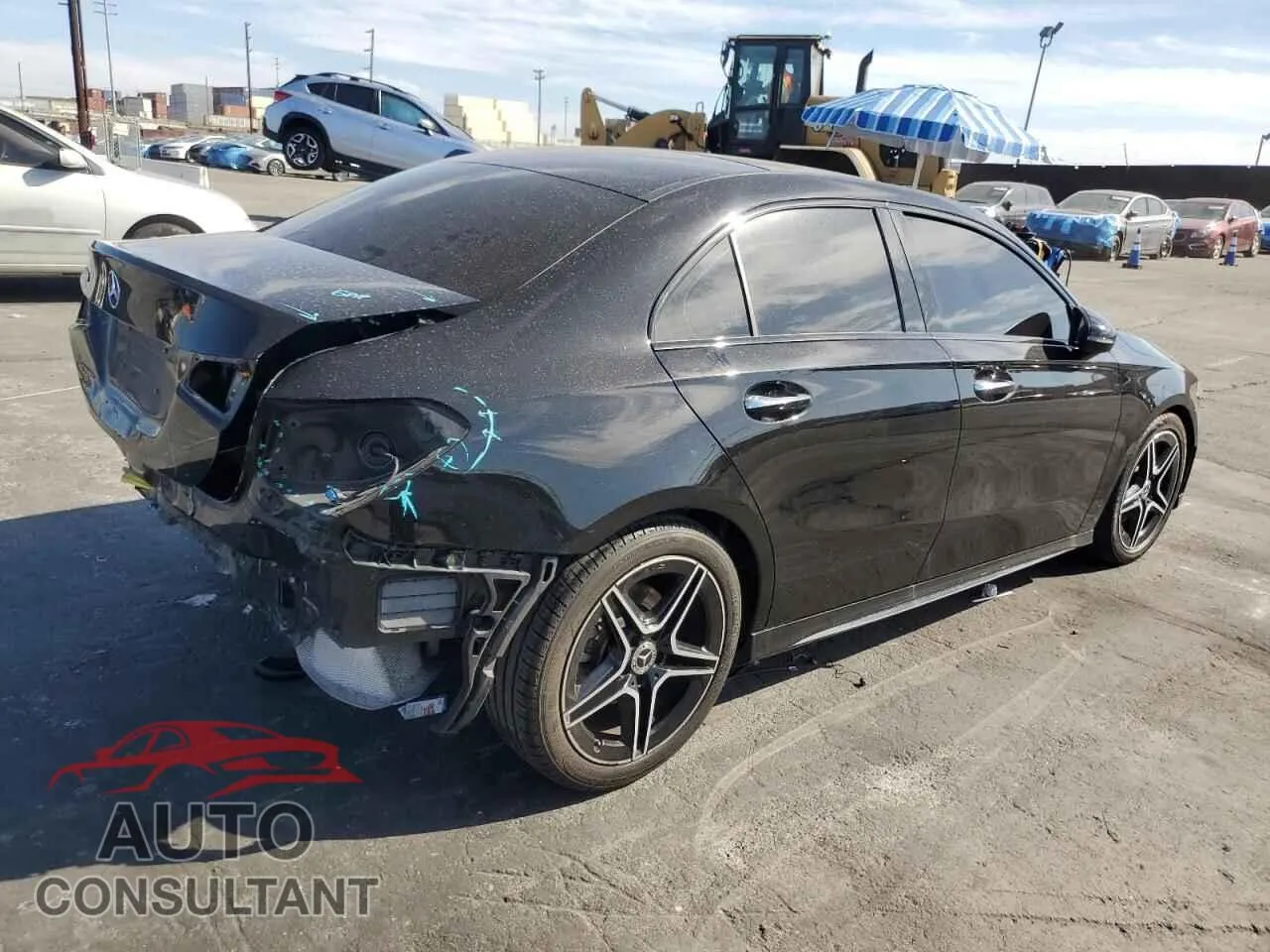 2019 MERCEDES-BENZ A-CLASS Damaged VIN WDD3G4EB3KW012935 – side profile