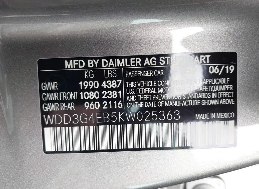 2019 MERCEDES-BENZ A-Class Used VIN WDD3G4EB5KW025363 – photo 12