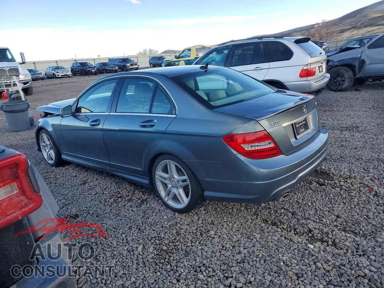 2012 MERCEDES-BENZ C-CLASS Damaged VIN WDDGF8BB7CR240050 – rear exterior 2012 MERCEDES-BENZ C-CLASS Damaged VIN WDDGF8BB7CR240050 – rear exterior