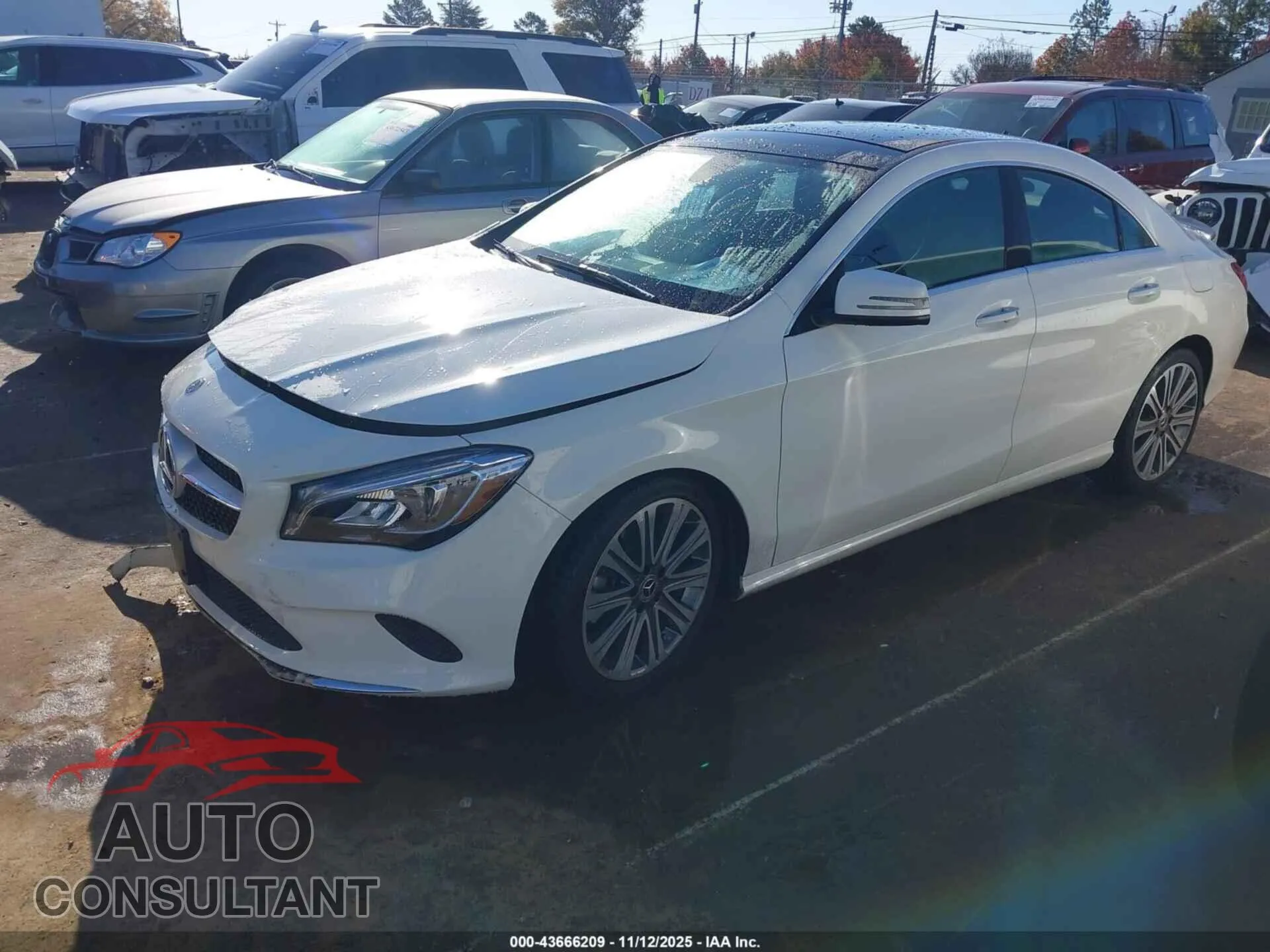 2018 MERCEDES-BENZ CLA 250 Damaged VIN WDDSJ4EB6JN518440 – rear exterior