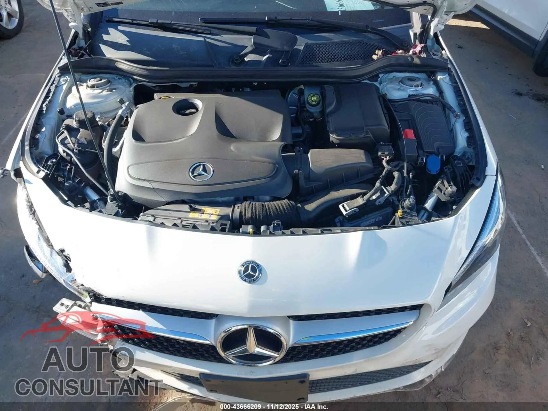 2018 MERCEDES-BENZ CLA 250 Damaged VIN WDDSJ4EB6JN518440 – odometer reading