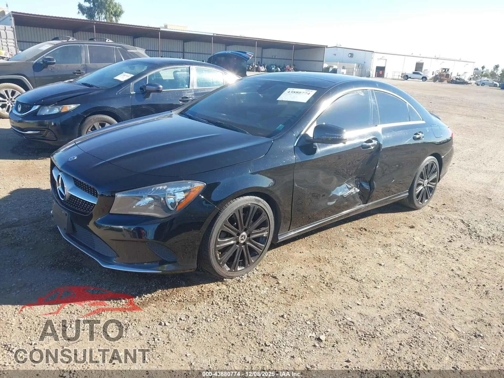 2018 MERCEDES-BENZ CLA 250 Damaged VIN WDDSJ4EB9JN543851 – rear exterior