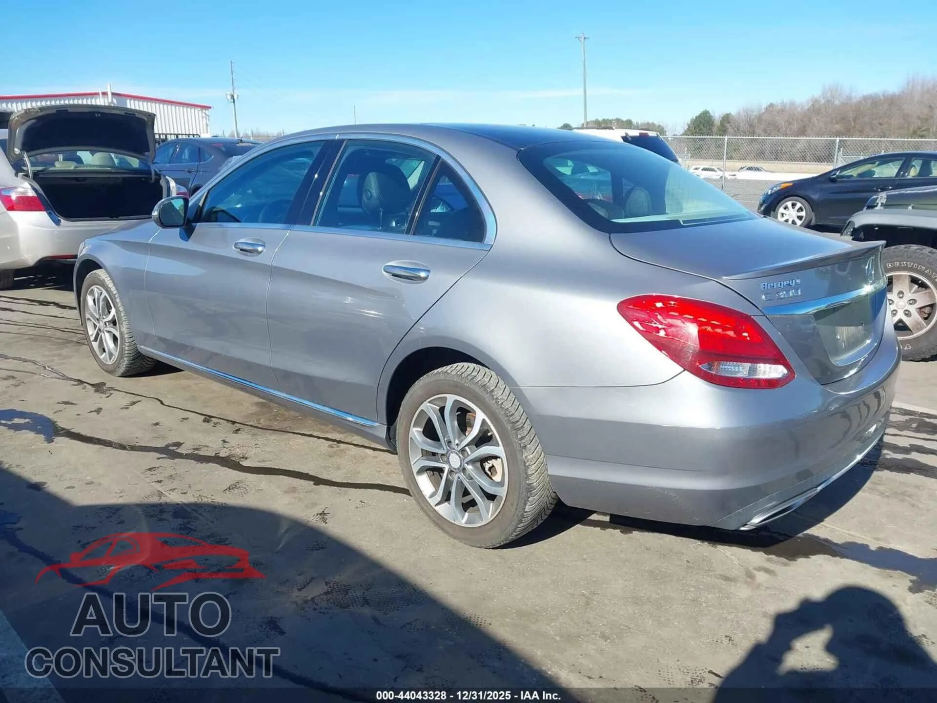 2016 MERCEDES-BENZ C 300 Damaged VIN WDDWF4KB3GR124998 – side profile