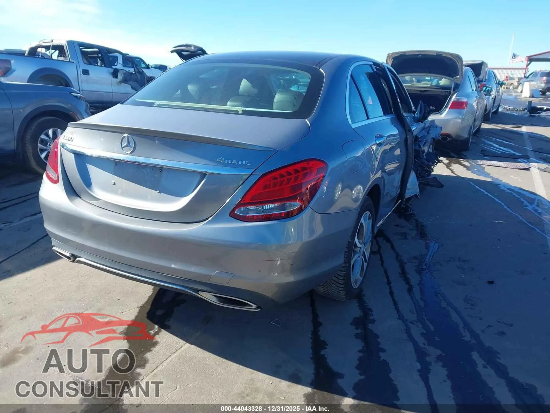 2016 MERCEDES-BENZ C 300 Damaged VIN WDDWF4KB3GR124998 – dashboard