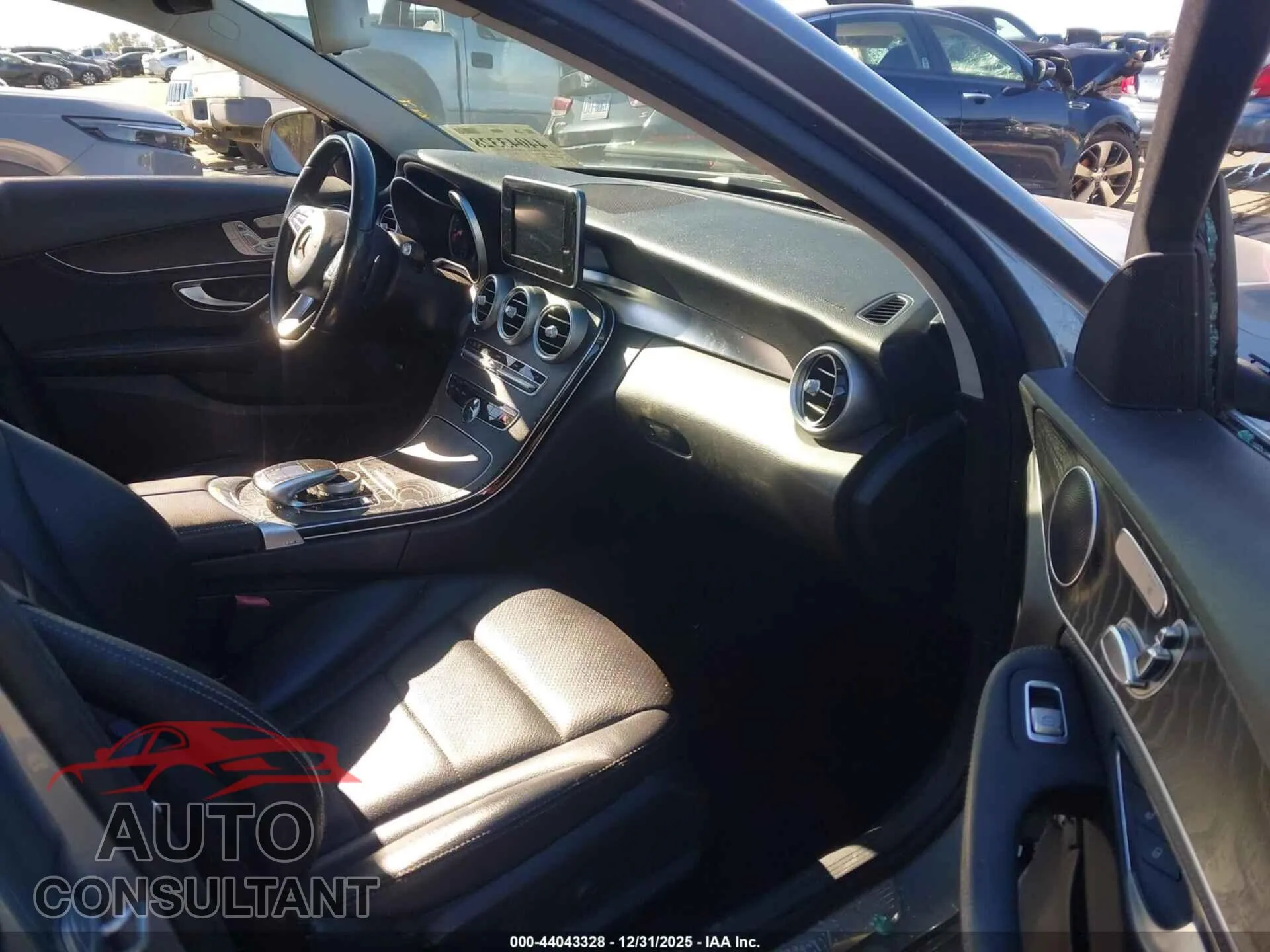2016 MERCEDES-BENZ C 300 Damaged VIN WDDWF4KB3GR124998 – interior seats